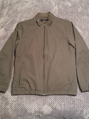 Men's Cuts Olive Zip-Front Jacket